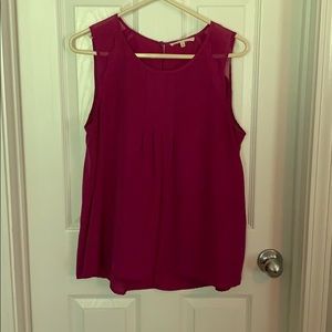 Light flowey purple blouse